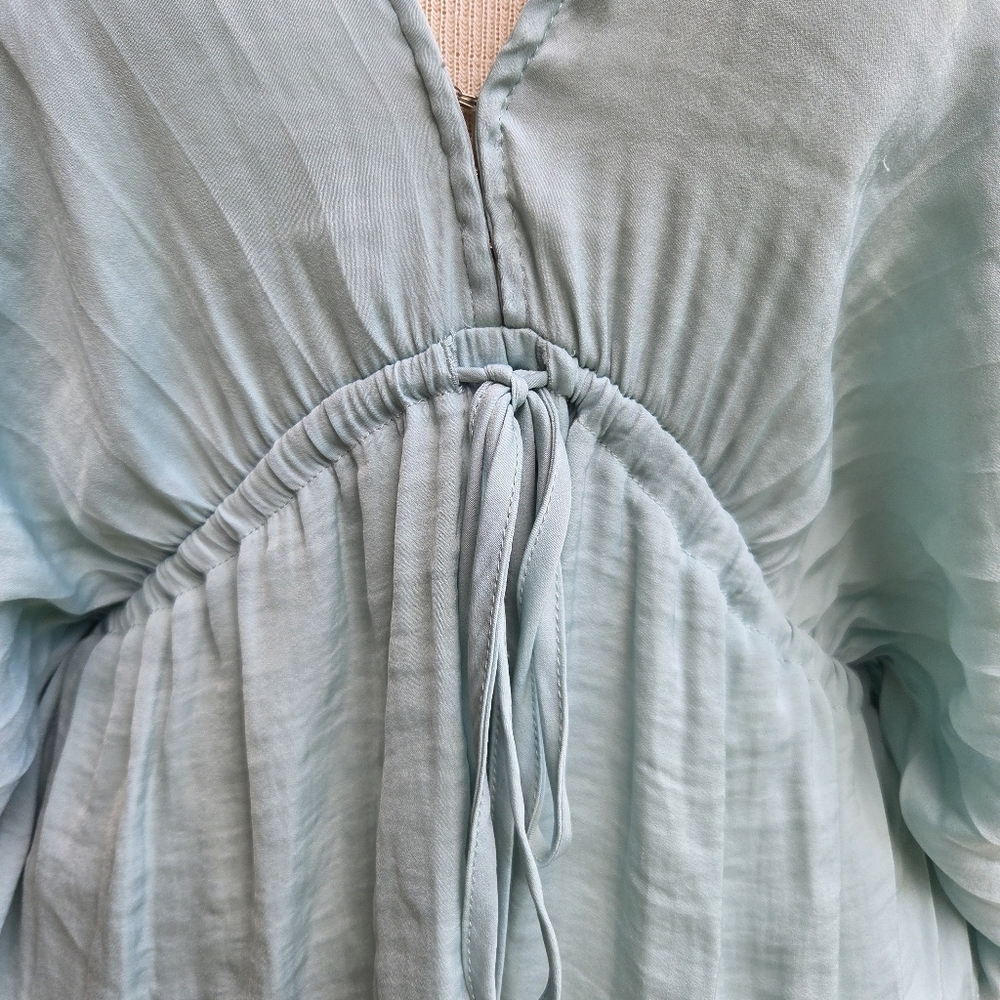 Free People Elouise Self-Tie Blouse Size-XS - Picture 6 of 13